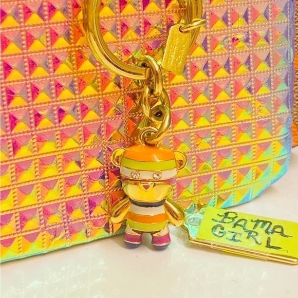Coach Rainbow Bear Keychain/ Bag Charm - Picture 11 of 13